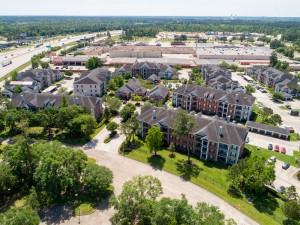 Apartments Rentals in Conroe, TX - Aerial View of Community & Surrounding Area      