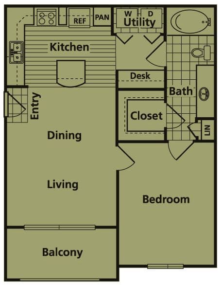 One Bedroom Apartment For Rent