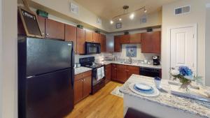 Three Bedroom Apartments for Rent in Conroe, Texas - Model-Kitchen-with-Breakfast-Bar